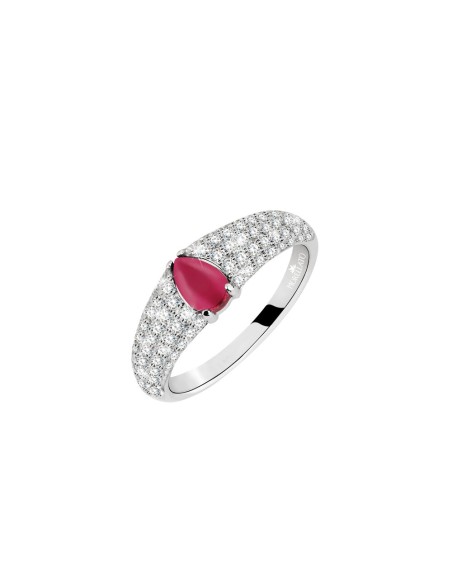 Anello Morellato Tesori arg.925 silver / rosso