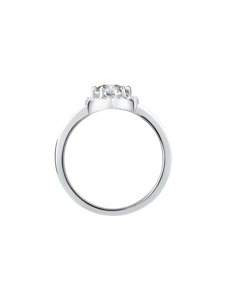 Anello MORELLATO donna Tesori argento 925 / cristallo bianco