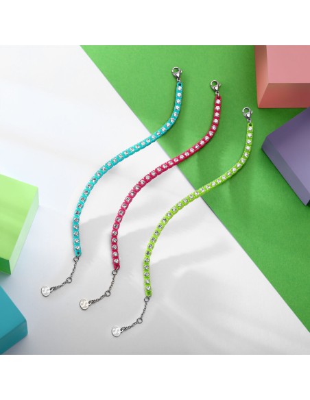 Bracciale MORELLATO donna Superga gomma Celeste