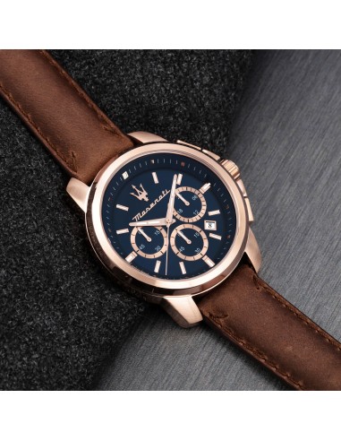 Orologio MASERATI Uomo Successo Crono Pelle...