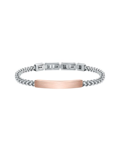 Bracciale SECTOR uomo Basic acciaio / oro rosa