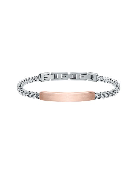 Bracciale SECTOR uomo Basic acciaio / oro rosa