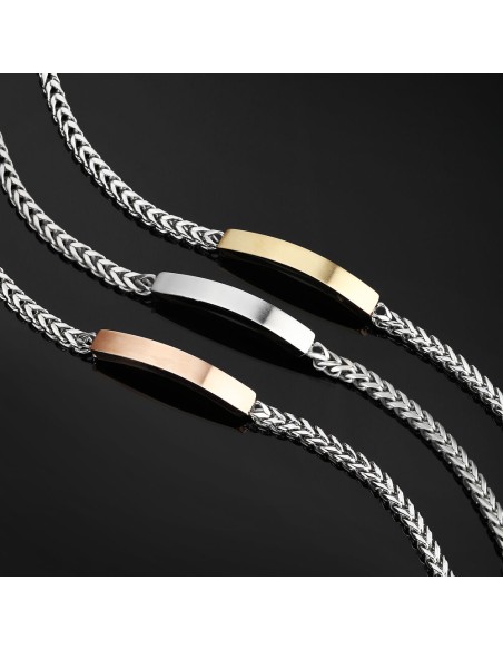 Bracciale SECTOR uomo Basic acciaio / oro rosa