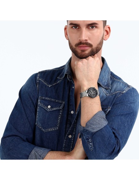 Sector 270 – Orologio Uomo Nero Multifunzione Acciaio (R3253578029)