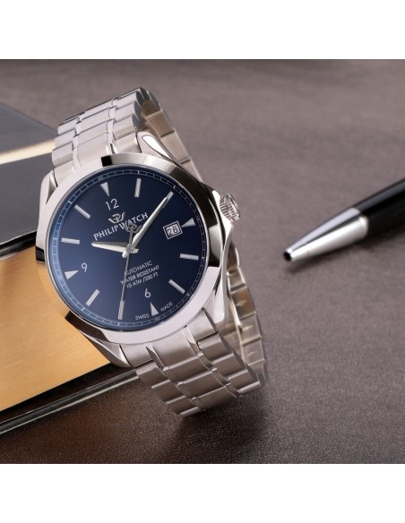 Philip Watch Blaze – Orologio Uomo Automatico Acciaio Blu (R8223165004)