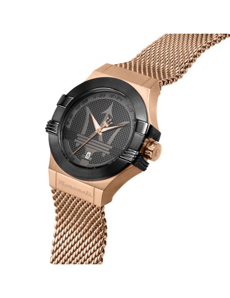 Maserati Potenza – Orologio Uomo Oro Rosa e Nero (R8853108009)