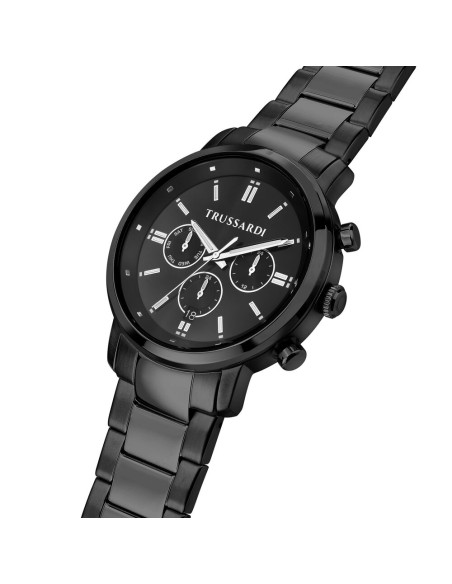 Trussardi T-Couple – Orologio Uomo Nero Acciaio Crono (R2453147011)