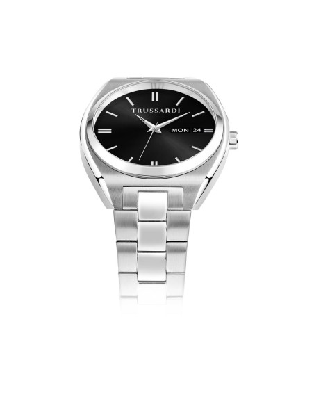 Trussardi Metropolitan – Orologio Uomo Acciaio Nero con Giorno (R2453159006)