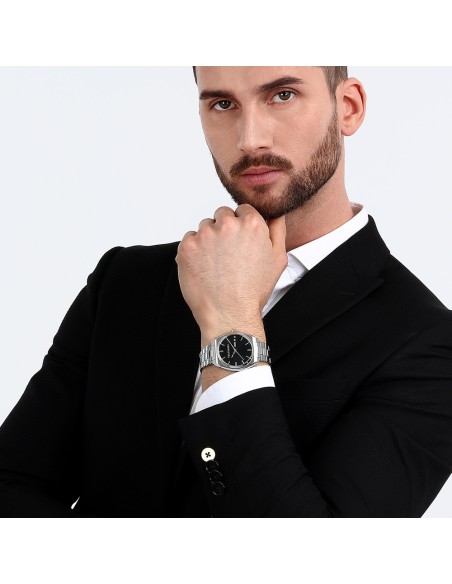 Trussardi Metropolitan – Orologio Uomo Acciaio Nero con Giorno (R2453159006)