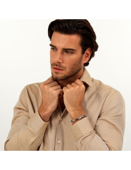 Morellato Urban – Bracciale Uomo Acciaio con Zircone Blu (SABH42)