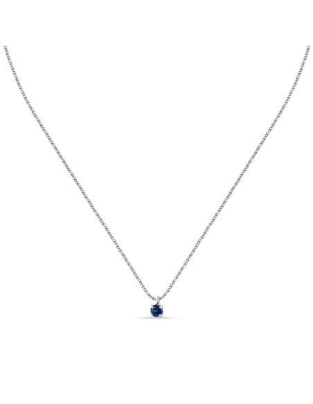 Morellato Tesori – Collana Donna Argento con Zircone Blu (SAIW172)