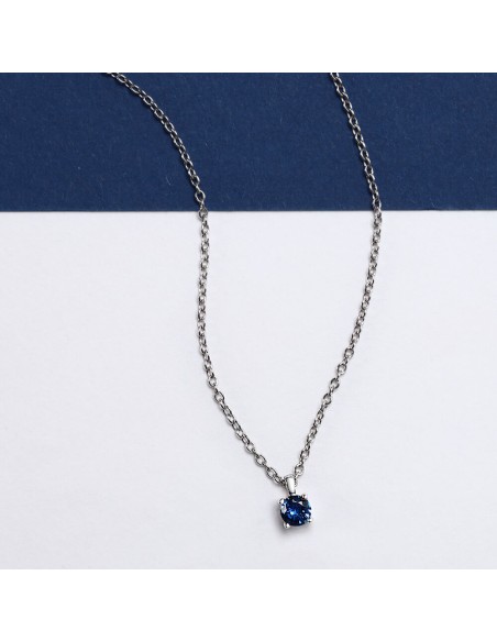 Morellato Tesori – Collana Donna Argento con Zircone Blu (SAIW172)