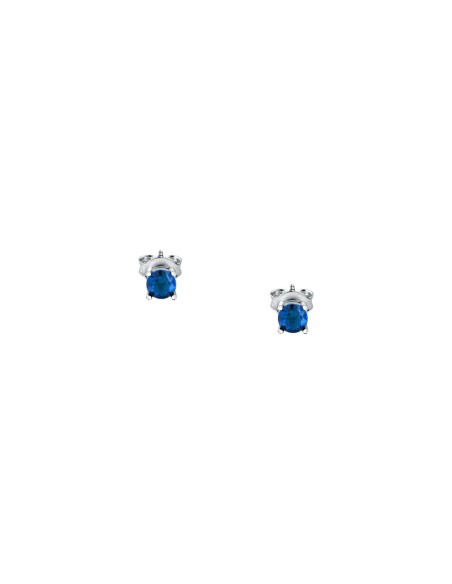 Morellato Tesori – Orecchini Donna Lobo Argento con Zircone Blu (SAIW175)