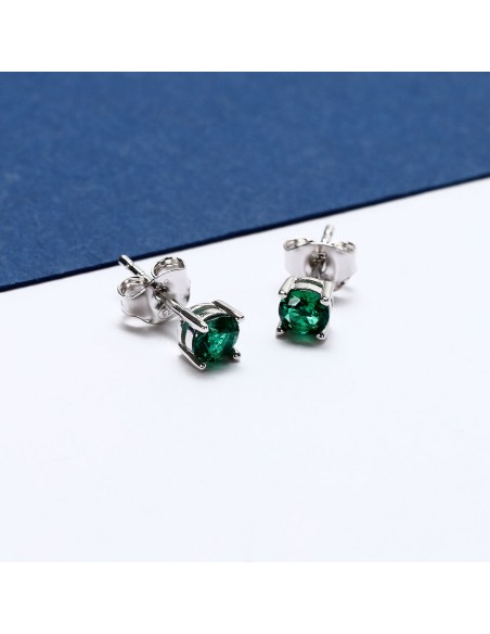 Morellato Tesori – Orecchini Donna Lobo Argento con Zircone Verde (SAIW176)