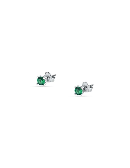 Morellato Tesori – Orecchini Donna Lobo Argento con Zircone Verde (SAIW176)