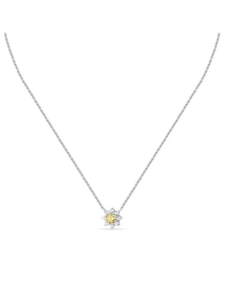 Morellato Tesori – Collana Donna Fiore Zircone Giallo in Argento (SAIW185)