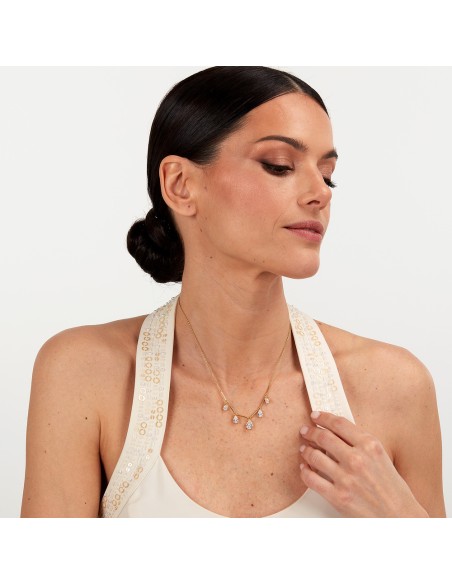 Morellato Tesori – Collana Donna Dorata Zirconi Goccia (SAIW207)