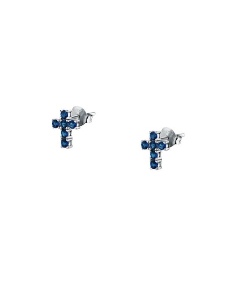 Orecchini Morellato Tesori – Lobo Croce Zirconi Blu (SAIW219)