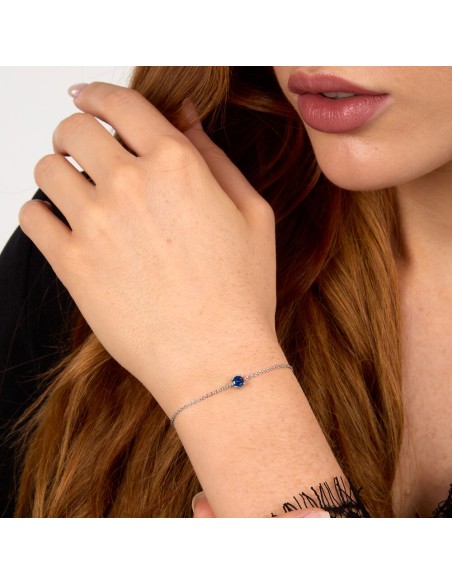 Bracciale Morellato Tesori – Argento con Zircone Blu (SAIW238)