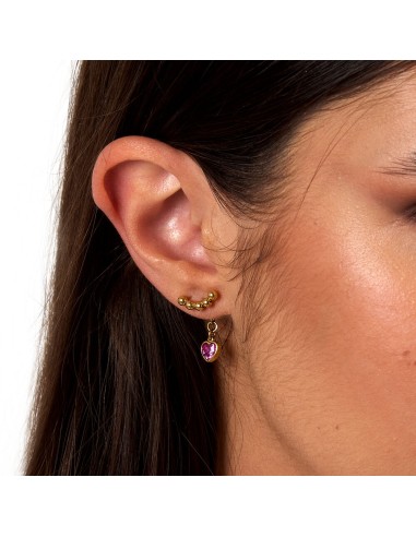 Orecchini Emily in Paris – Cuori Rosa e Acciaio...