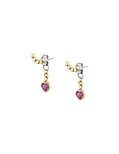 Orecchini Emily in Paris – Cuori Rosa e Acciaio...