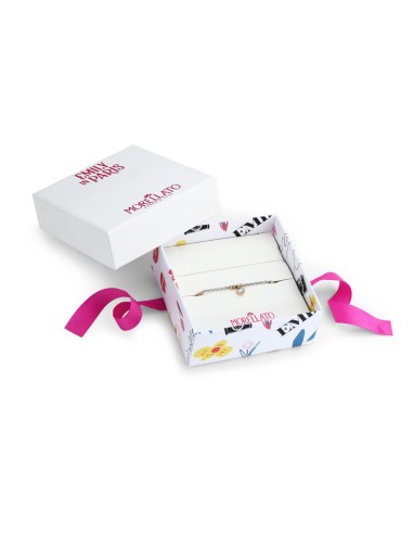 Bracciale Emily in Paris – Cuore Bianco Acciaio...
