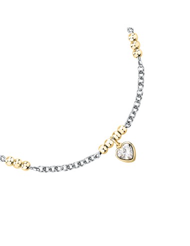 Bracciale Emily in Paris – Cuore Bianco Acciaio...