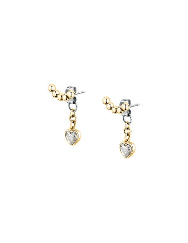 Orecchini Emily in Paris – Cuore Bianco Acciaio...