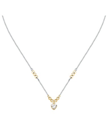 Collana Emily in Paris – Cuore Bianco Acciaio e...