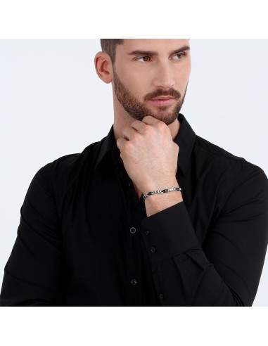 Bracciale Uomo Morellato Acciaio Silver Nero...