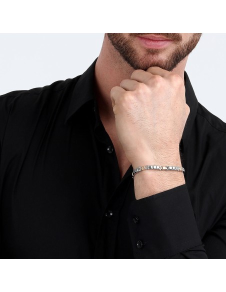 Bracciale Uomo Morellato Acciaio Silver Rose-Gold (SALS79)