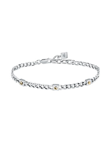 Bracciale Uomo Morellato Catena Acciaio e Oro...