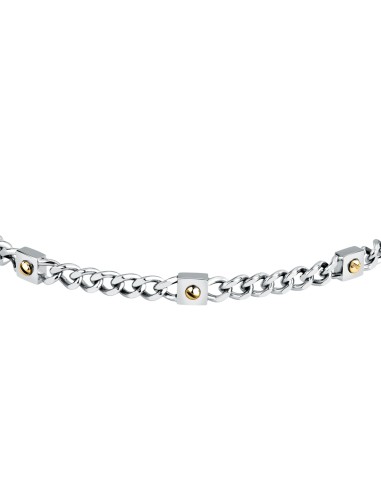 Bracciale Uomo Morellato Catena Acciaio e Oro...