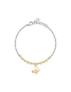 Bracciale Morellato Donna Farfalla Acciaio e Oro Giallo...
