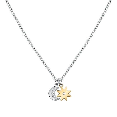 Collana Morellato Donna Luna e Stella Bicolore...