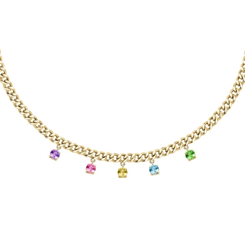 Collana Morellato Donna Dorata con Cristalli...