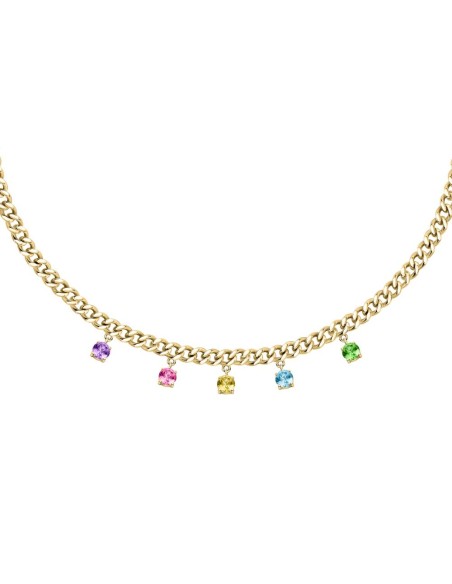 Collana Morellato Donna Dorata con Cristalli Colorati (SAUZ01)