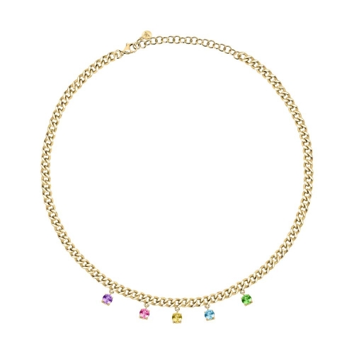 Collana Morellato Donna Dorata con Cristalli...