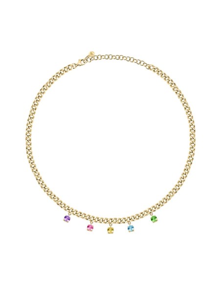 Collana Morellato Donna Dorata con Cristalli Colorati (SAUZ01)