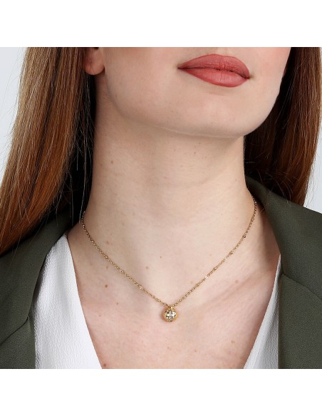 Collana Morellato Donna Dorata con Coccinella e Cristalli (SAVZ03)