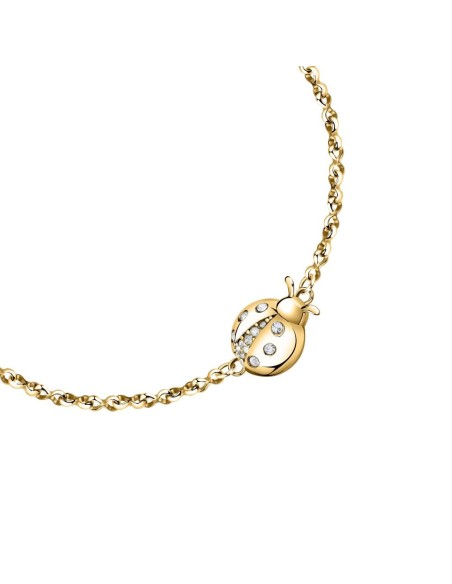 Bracciale Morellato Donna Dorato con Coccinella e Cristalli (SAVZ08)