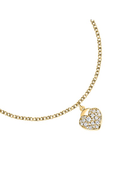 Bracciale Morellato Cuore Dorato con Cristalli Bianchi (SAVZ19)