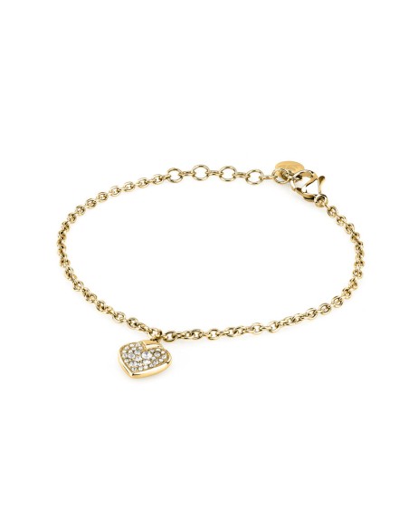 Bracciale Morellato Cuore Dorato con Cristalli Bianchi (SAVZ19)