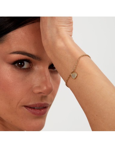 Bracciale Morellato Cuore Dorato con Cristalli...