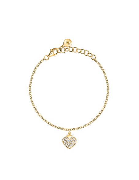 Bracciale Morellato Cuore Dorato con Cristalli Bianchi (SAVZ19)