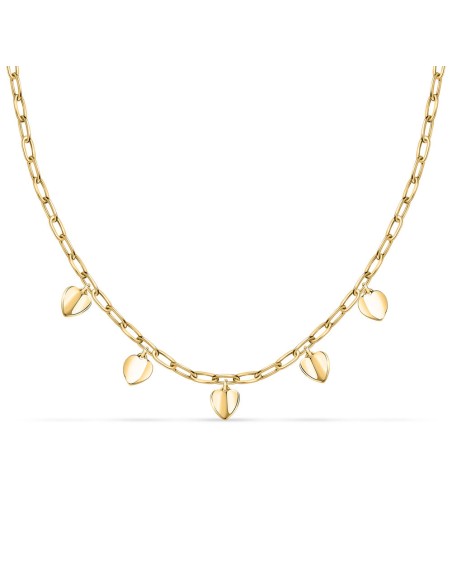 Collana Morellato Cuori Dorati Acciaio Donna (SAWW01)