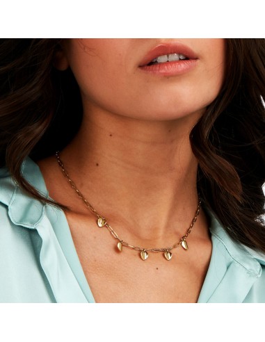 Collana Morellato Cuori Dorati Acciaio Donna...