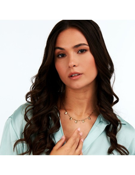 Collana Morellato Cuori Dorati Acciaio Donna (SAWW01)