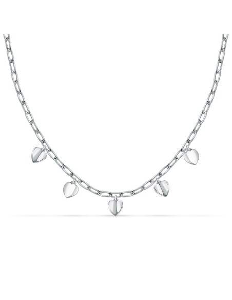 Collana Morellato Cuori Acciaio Silver Donna (SAWW02)