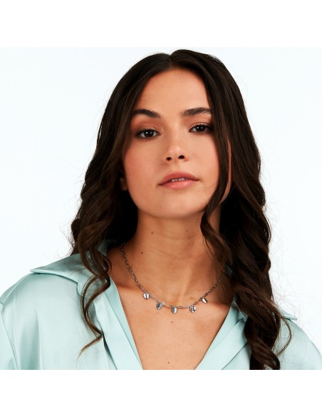 Collana Morellato Cuori Acciaio Silver Donna (SAWW02)